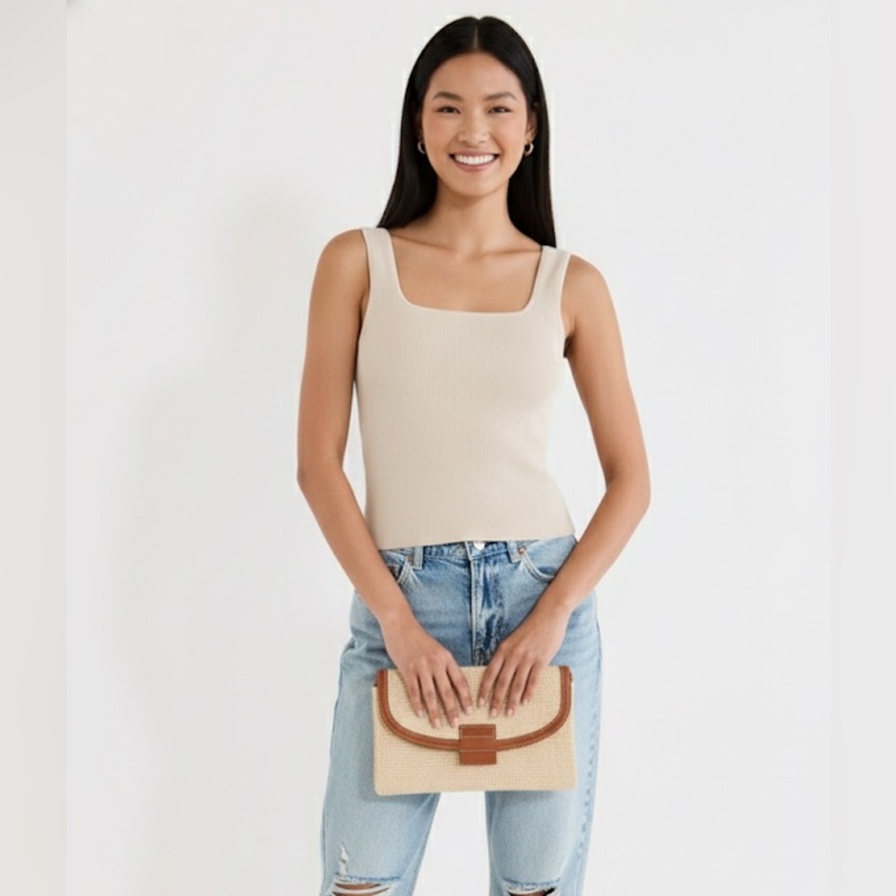 Reformation
Julia Ribbed Sweater Tank MEDIUM